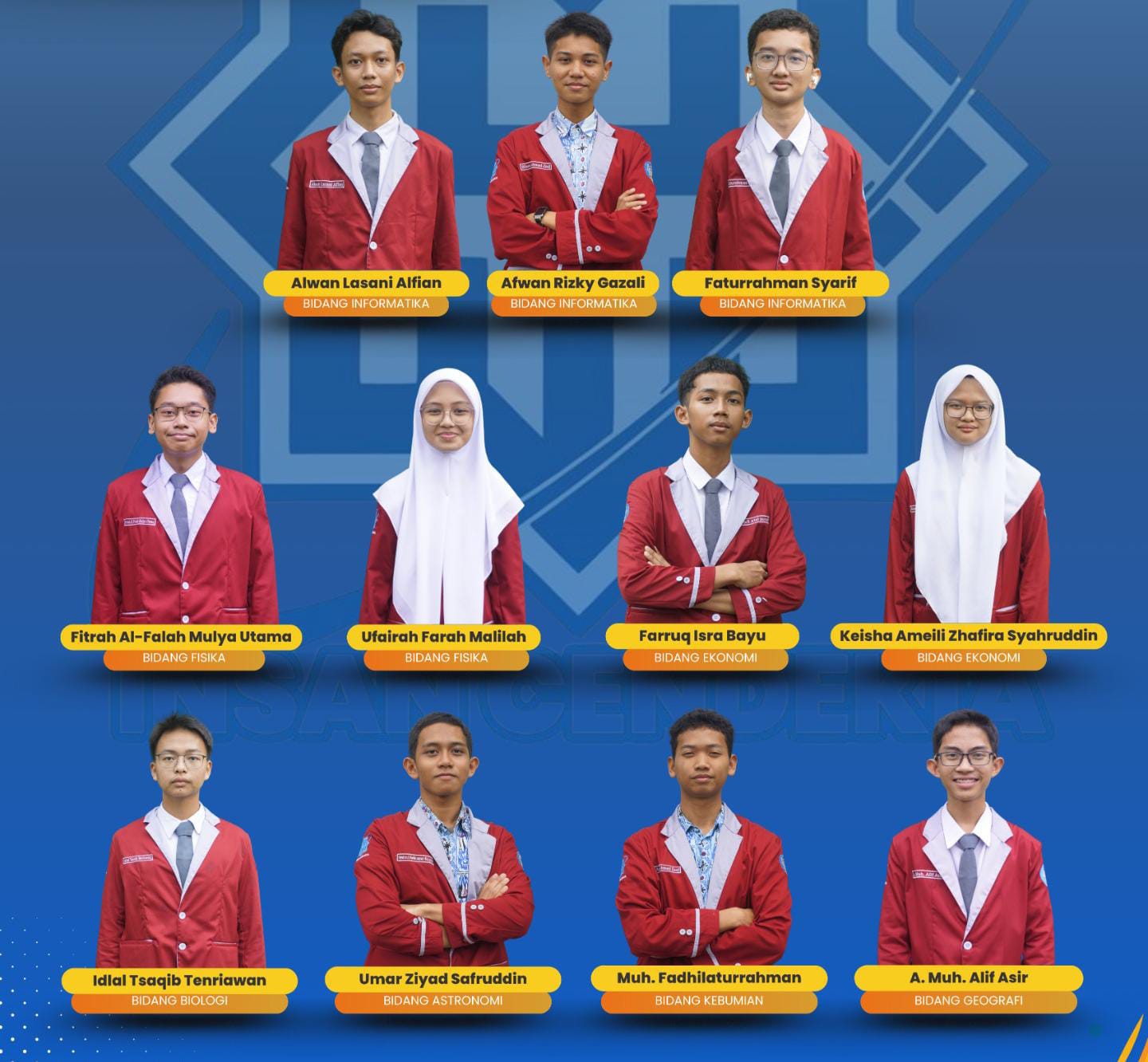 Ucapan selamat pada 11 siswa MAN IC Gowa