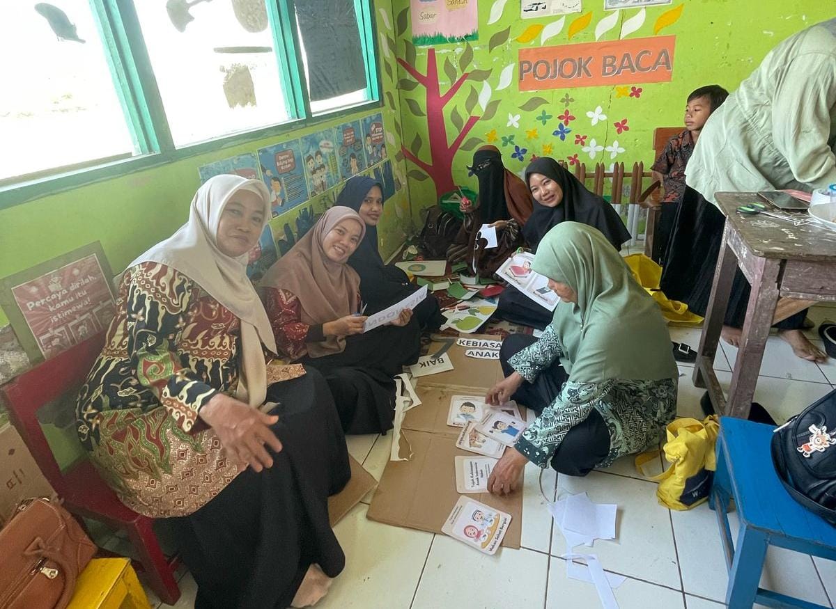 Suasana Workshop yang serius tapi santai