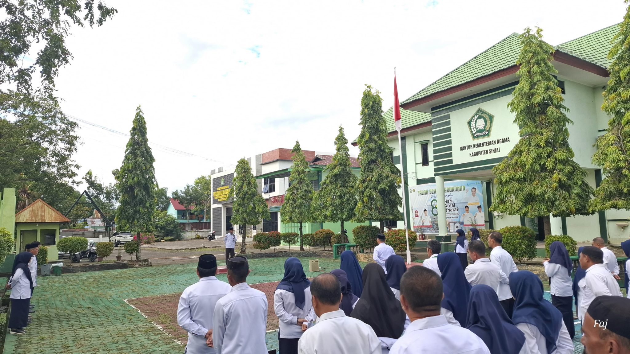 Pembina Apel Pagi Kemenag Sinjai Ajak Ramaikan Pembukaan MTQ Tingkat Kabupaten