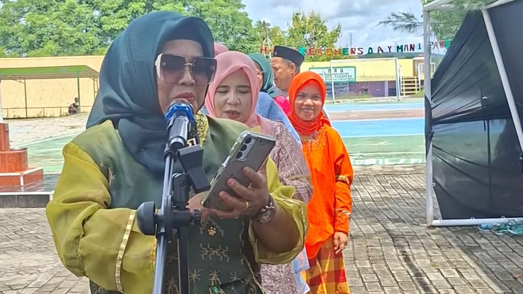Lomba Estafet Lagu Jadi Sorotan Perayaan Hari Guru di MAN 1 Plus Keterampilan Parepare