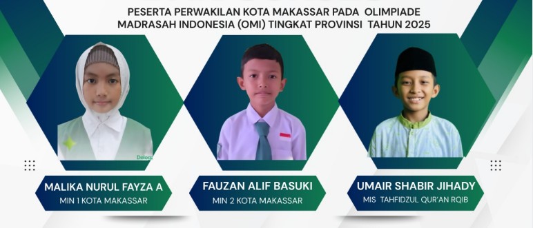 Tiga Putra Putri Terbaik KKMI Makassar Lolos OMI Tingkat Provinsi