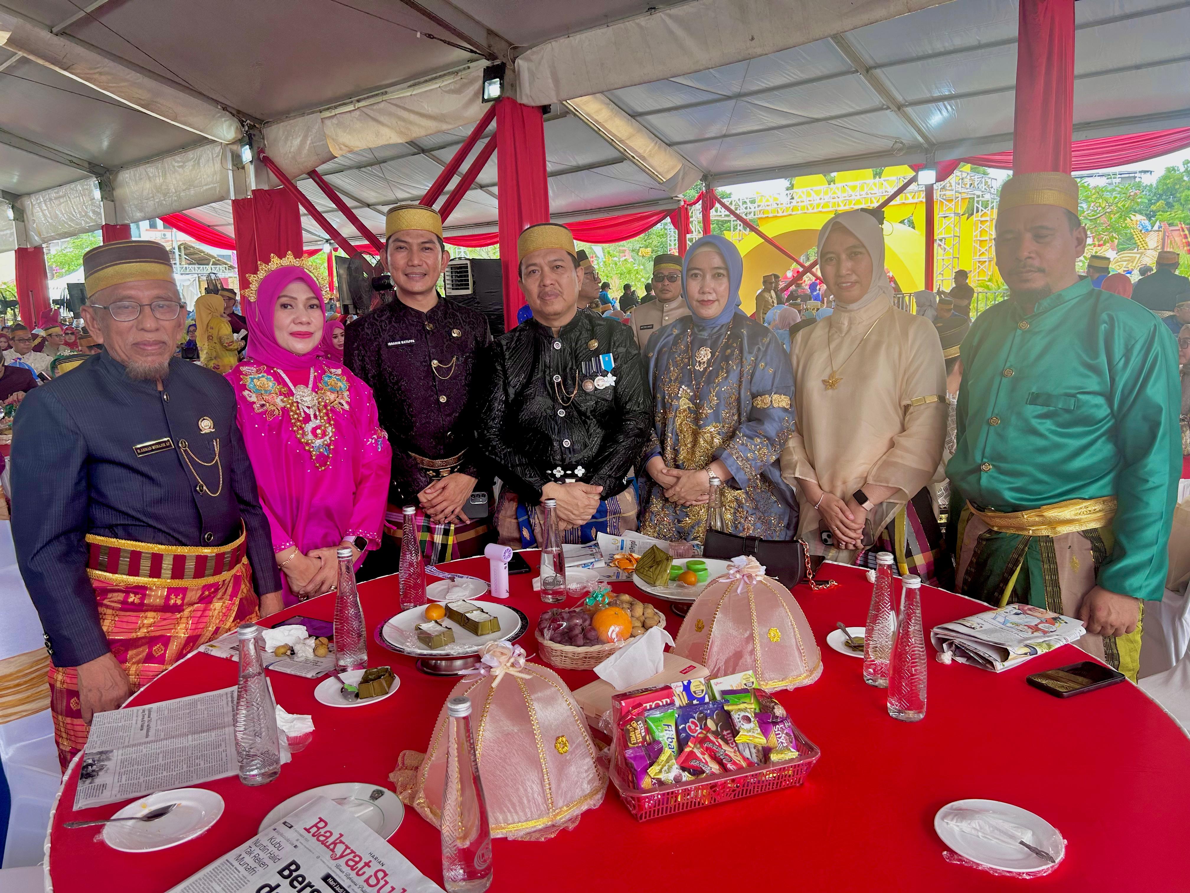 Kakankemenag bersama jajaran di lokasii, Balla Lompoa