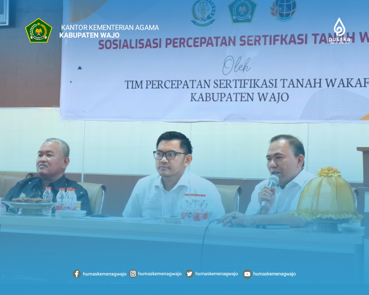 Sosialisasi Percepatan Sertifikasi Tanah Wakaf