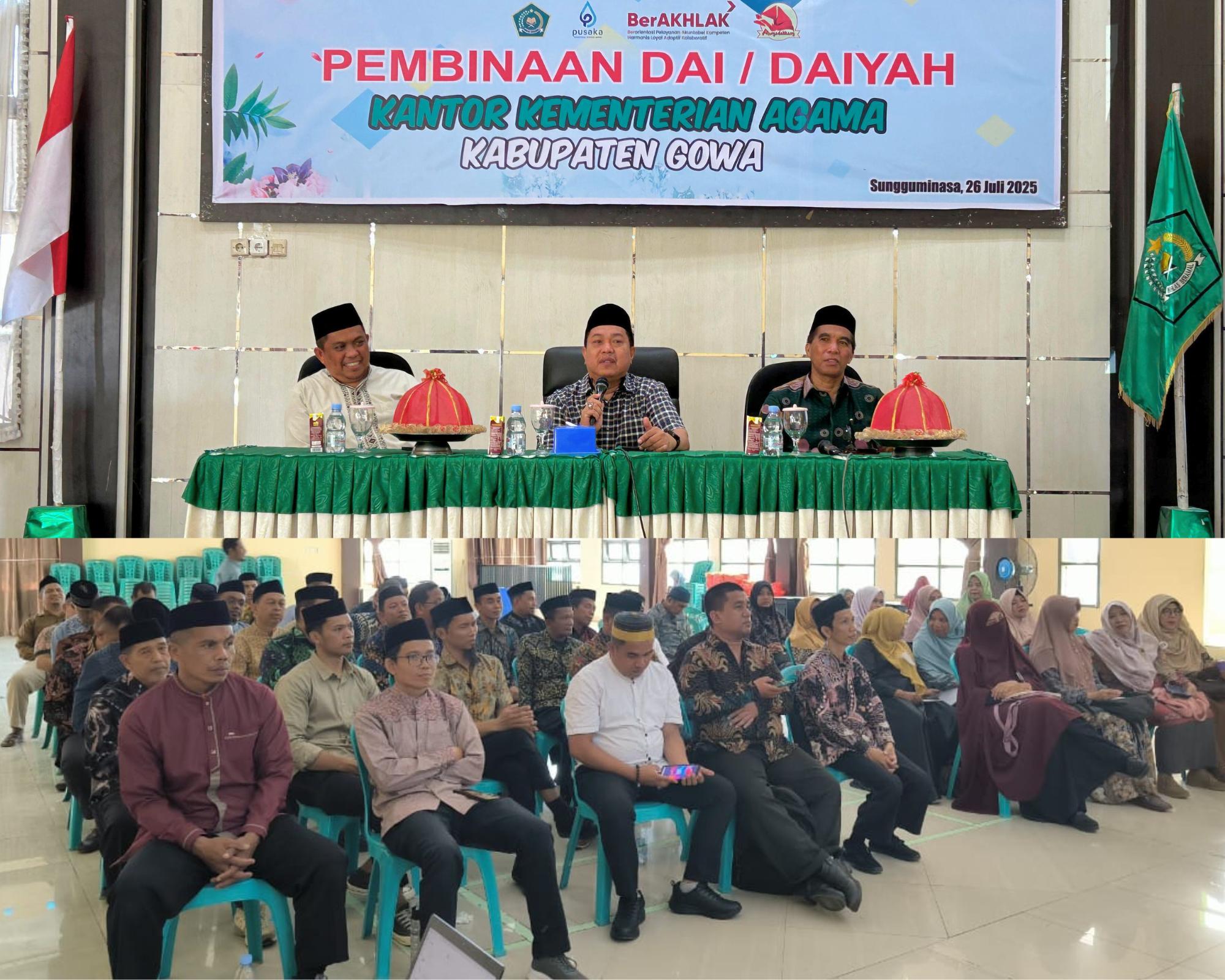 Suasana pembukaan pembinaan dai