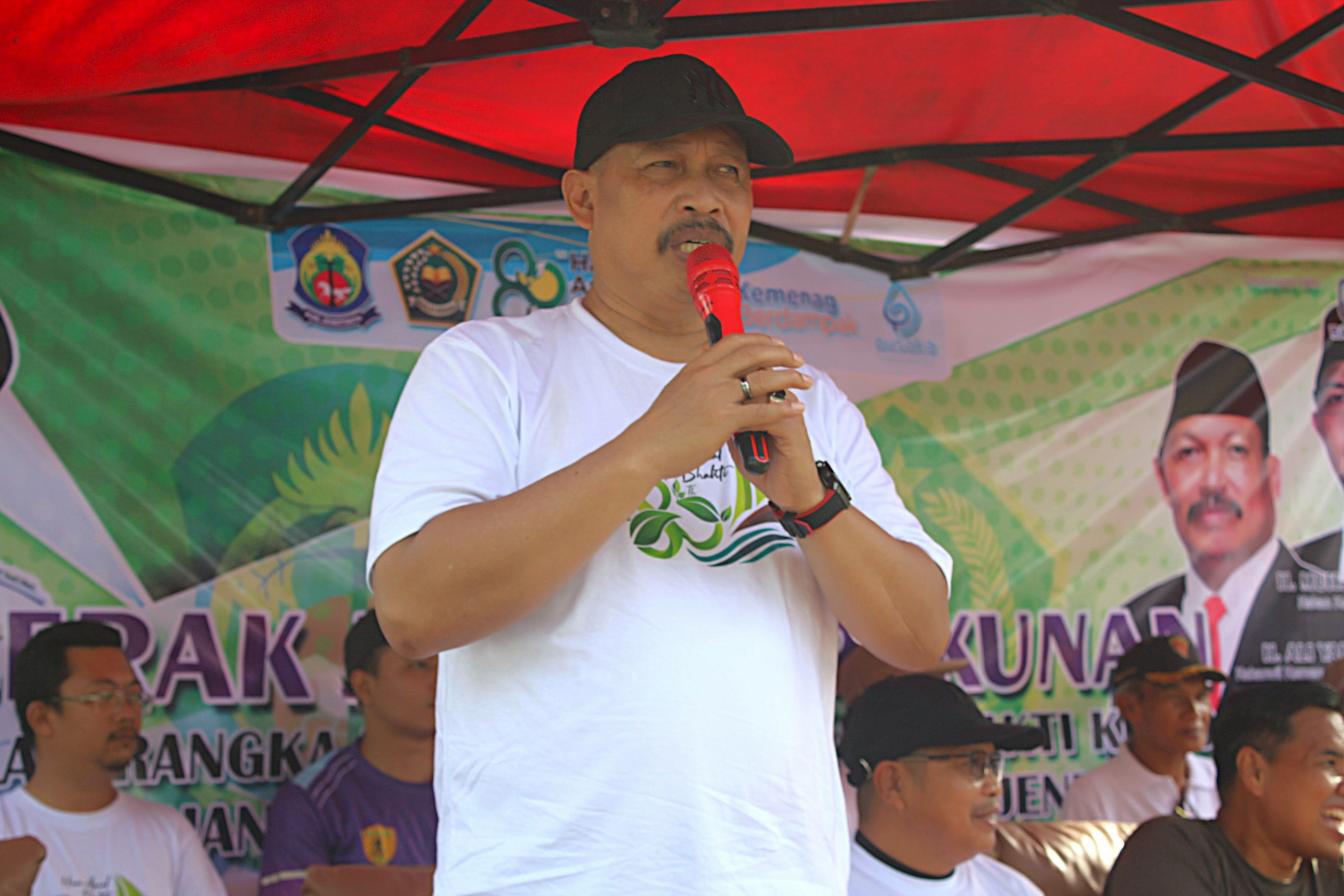 H. Ali Yafid Saat Sambutan Jelang Membuka Gerak Jalan Kerukunan HAB Kemenag Ke-80 Tingkat Kabupaten Jeneponto Tahun 2026