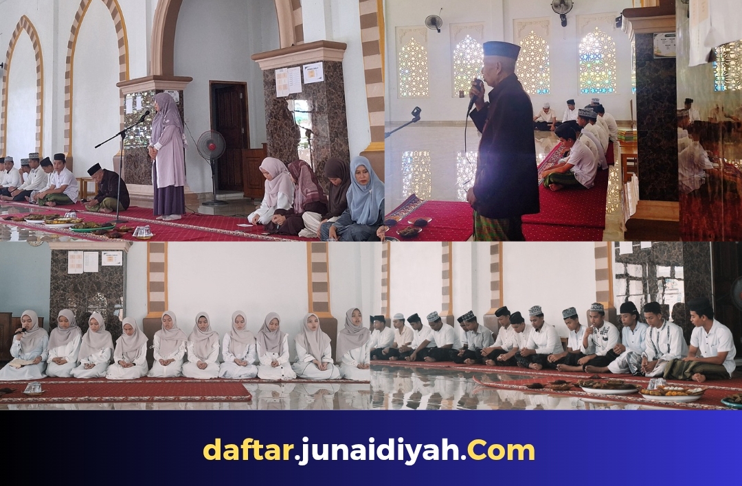 Santri Kelas XI MA Al-Junaidiyah Biru Gelar Khotmil Qur'an yang dikemas dengan tradisi lokal Bugis yaitu Mappanre Temme
