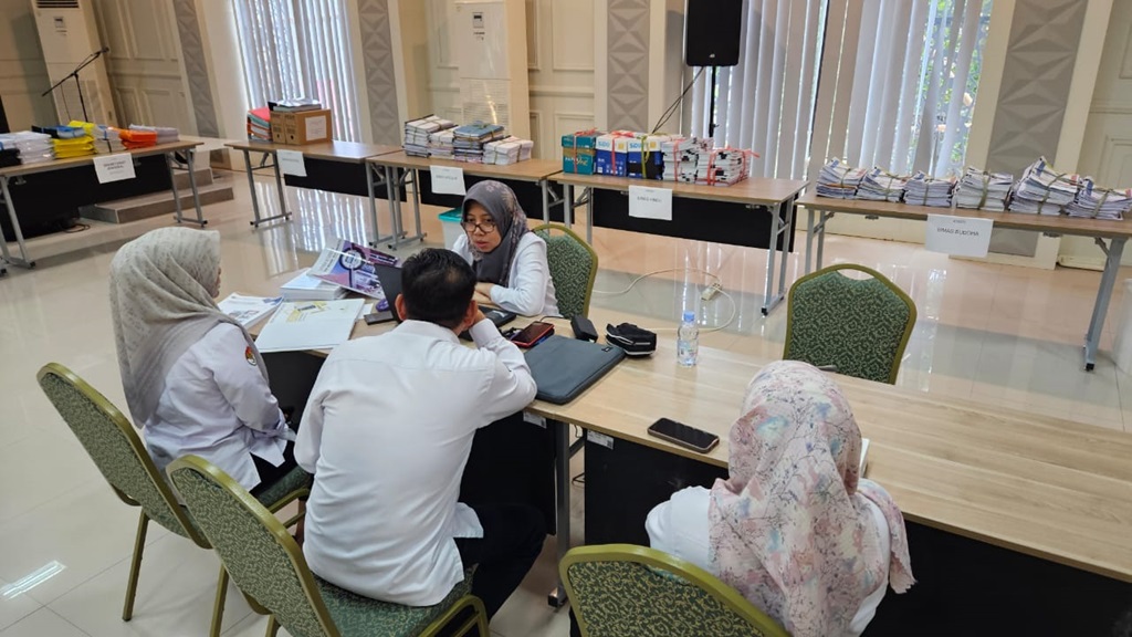 Suasana Pemeriksaan BPK di Aula Kanwil Kemenag Sulsel