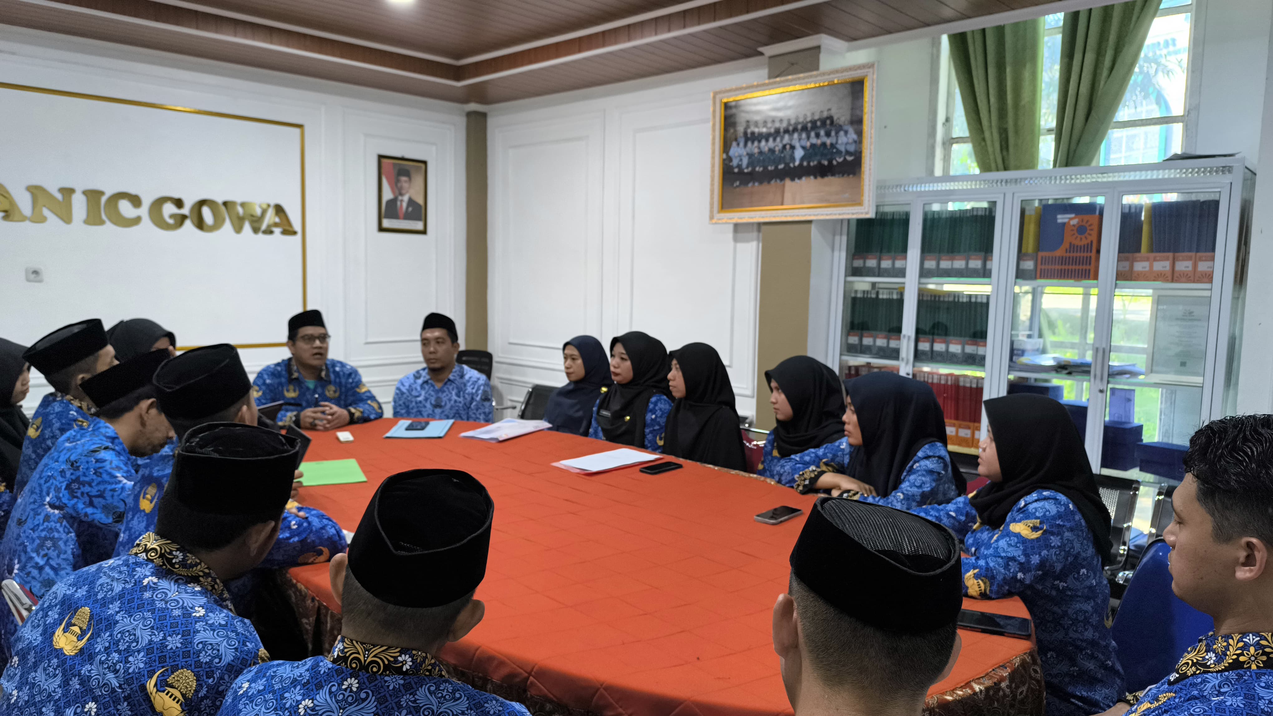 Suasana pembinaan ASN