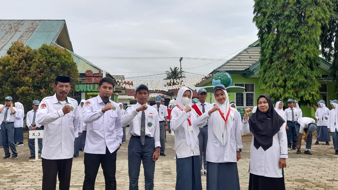 Siswa siswi peraih juara Taekwondow