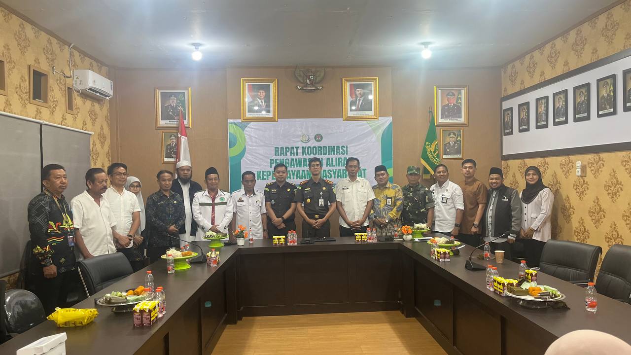 Kasi Bimas Kemterian Agama Bulukumba, Syafruddin Rapat Koordinasi Pengawasan Aliran Kepercayaan Masyarakat (PAKEM)