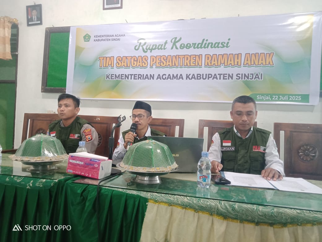 Wujudkan Pesantren Ramah Anak, Kemenag Sinjai Gelar Rakor