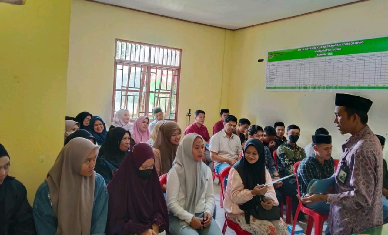 Suasana Bimwin di KUA Tombolopao