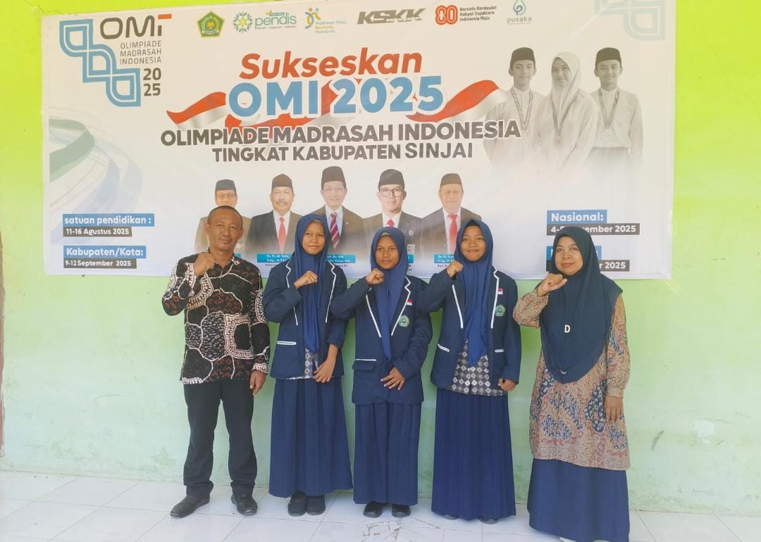 Prestasi dan Harapan: MTsN 4 Sinjai Kirim 9 Peserta Didik Terbaik ke OMI 2025