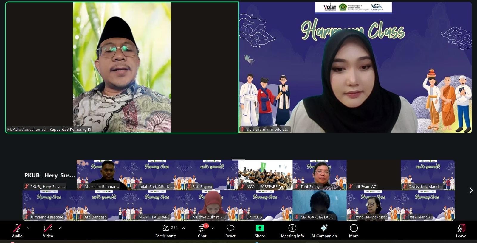 PKUB Kemenag RI Gelar Youth Harmony Class Region Makassar, Gen Z Didorong Jadi Penggerak Kerukunan
