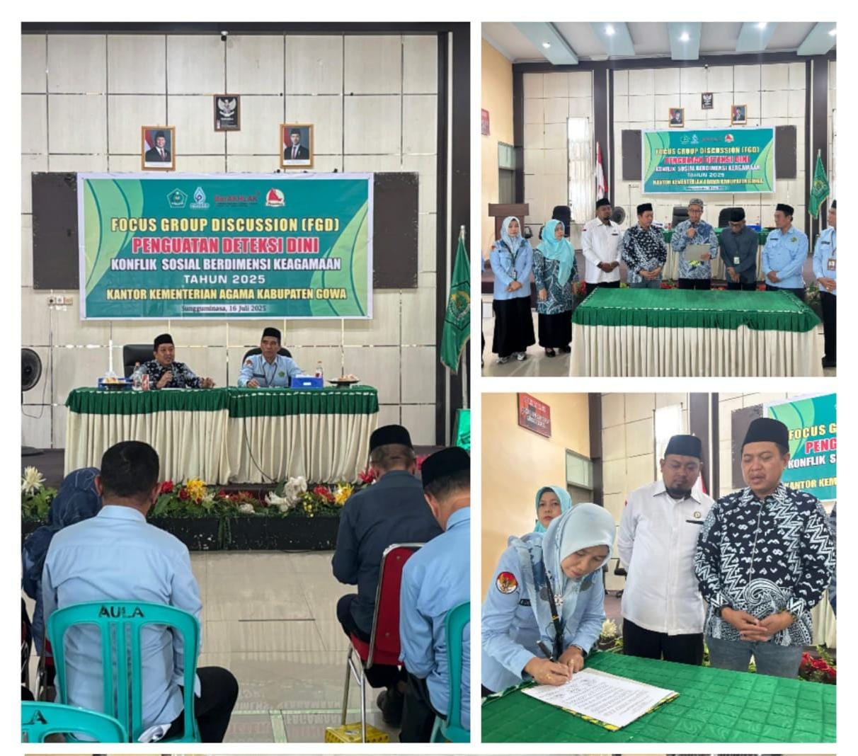 Kolase kegiatan FGD