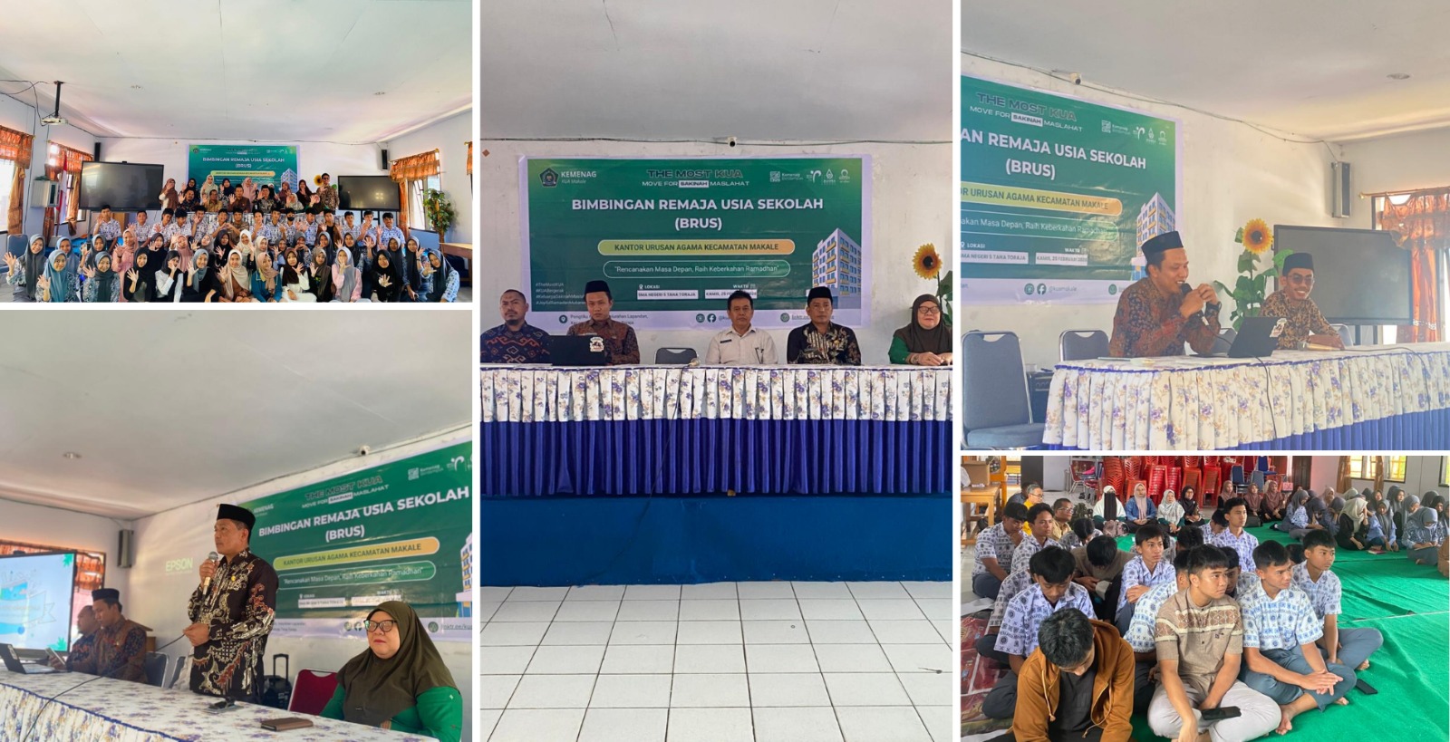 Tekan Perkawinan Anak, KUA Makale Hadirkan BRUS “Move for Sakinah Maslahat” di SMAN 5 Tana Toraja