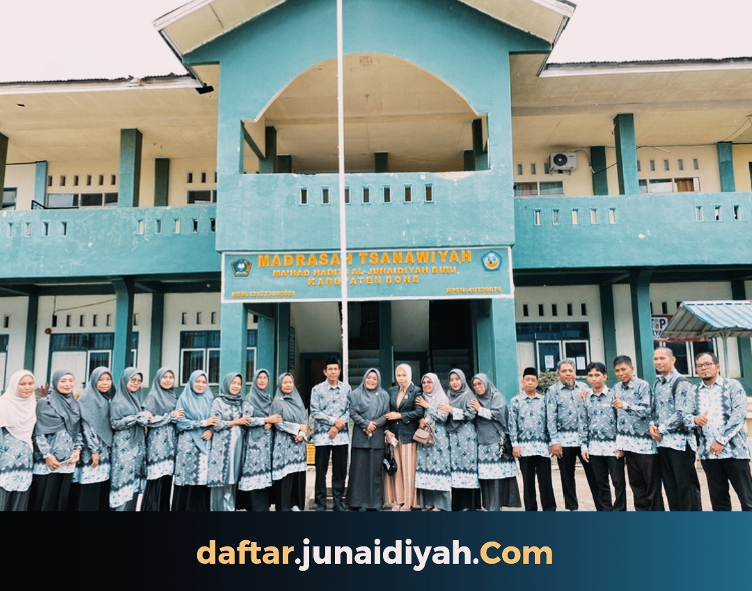 Ahmad, dalam sambutannya menyampaikan rasa terima kasih yang mendalam atas dedikasi dan kontribusi Ibu Andi Mistisari selama bertugas di MTs Ma’had Hadits Al-Junaidiyah.