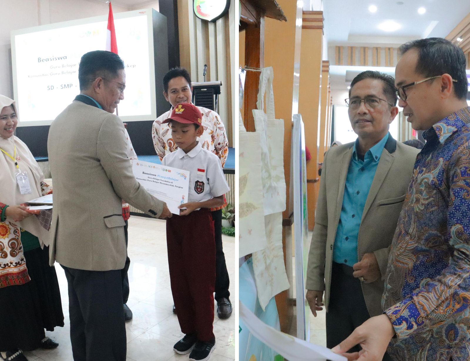 Kemenag Pangkep Turut Sukseskan Temu Pendidik Nusantara XII, Melalui Pembicara dan Karya Kaligrafi Mozaik MAS DDI Galla Raya Pangkep