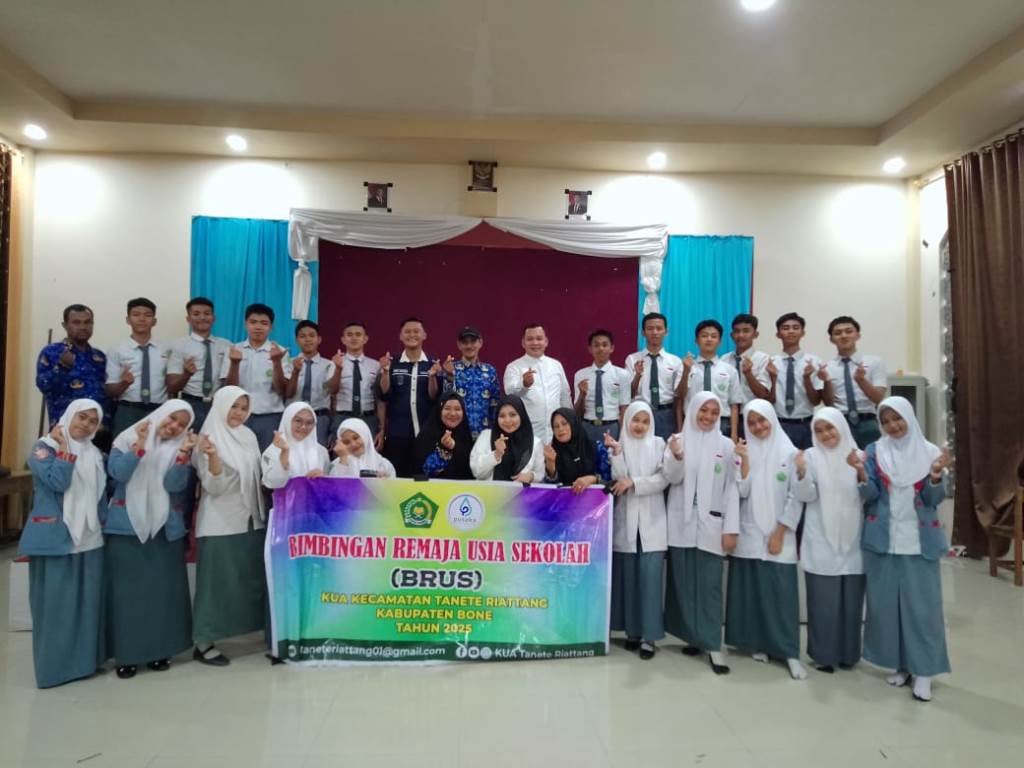 KUA Tanete Riattang hadir pada kegiatan Pik-R MAN 1 Bone