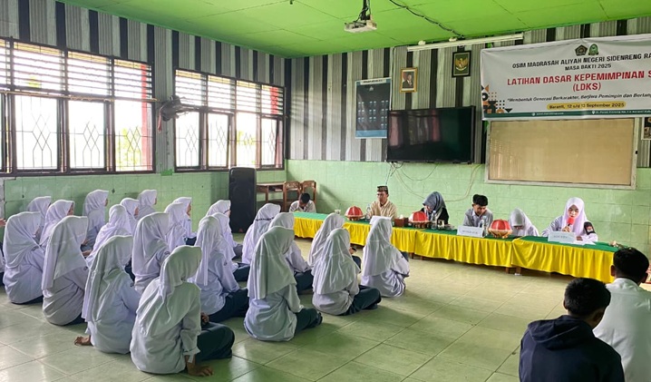 MAN Sidenreng Rappang Gelar Latihan Dasar Kepemimpinan (LDK)