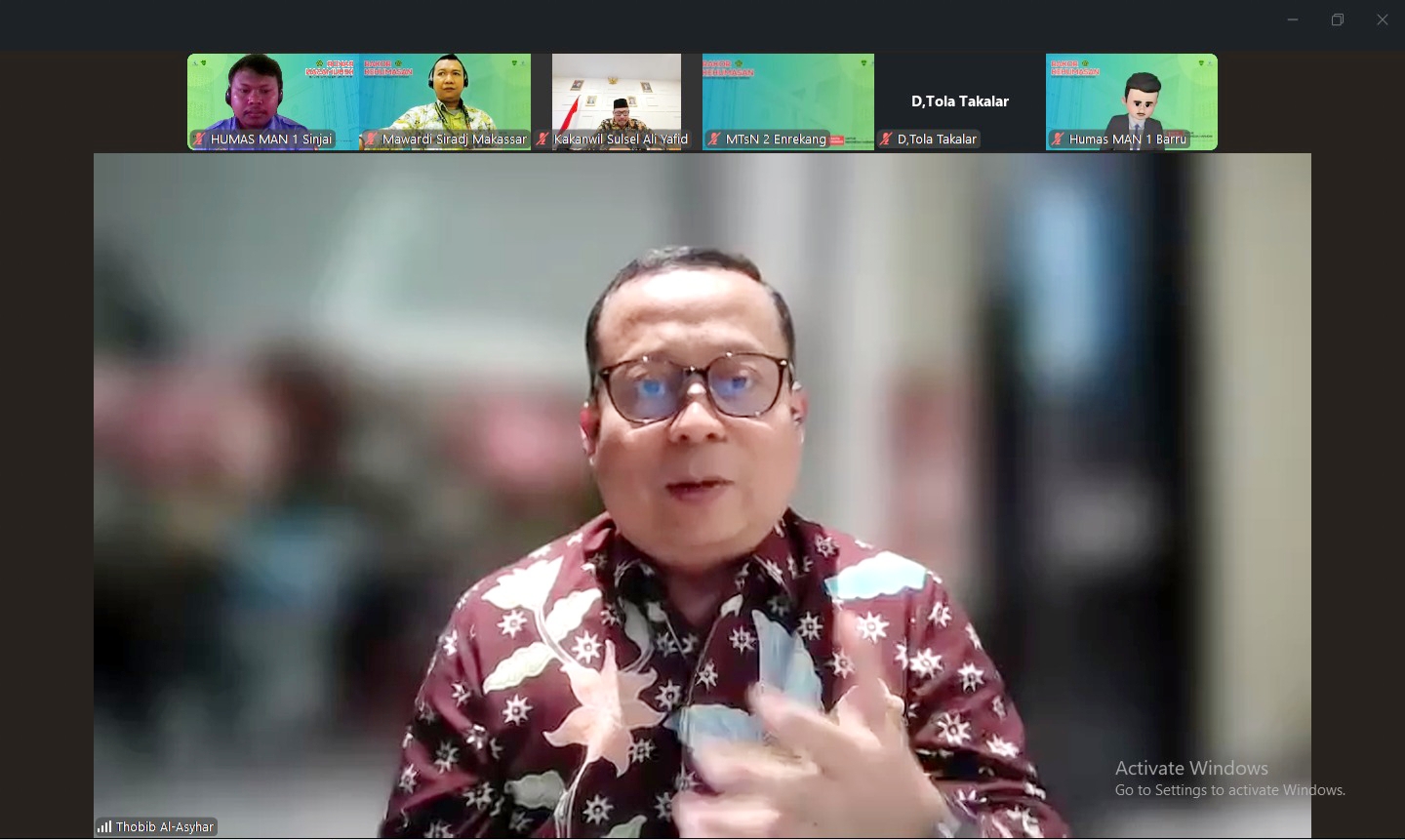 MAN 1 Sinjai Ikuti Rakor Kehumasan, Siap MAN 1 Sinjai Ikuti Rakor Kehumasan, Siap Tingkatkan Kualitas Publikasi Digital