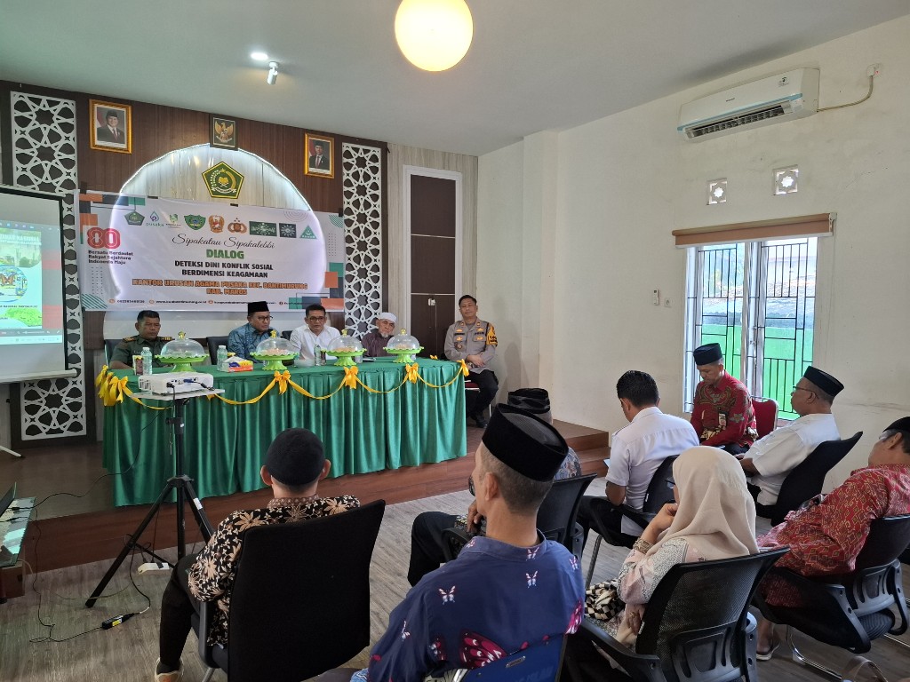Dialog deteksi dini konflik sosial berdimensi paham keagamaan.