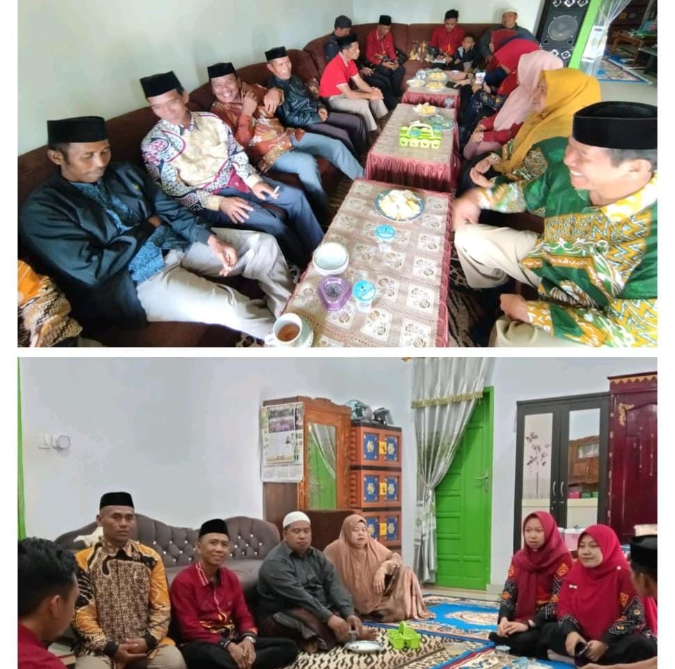 Suasana silaturahmi di rumah imam