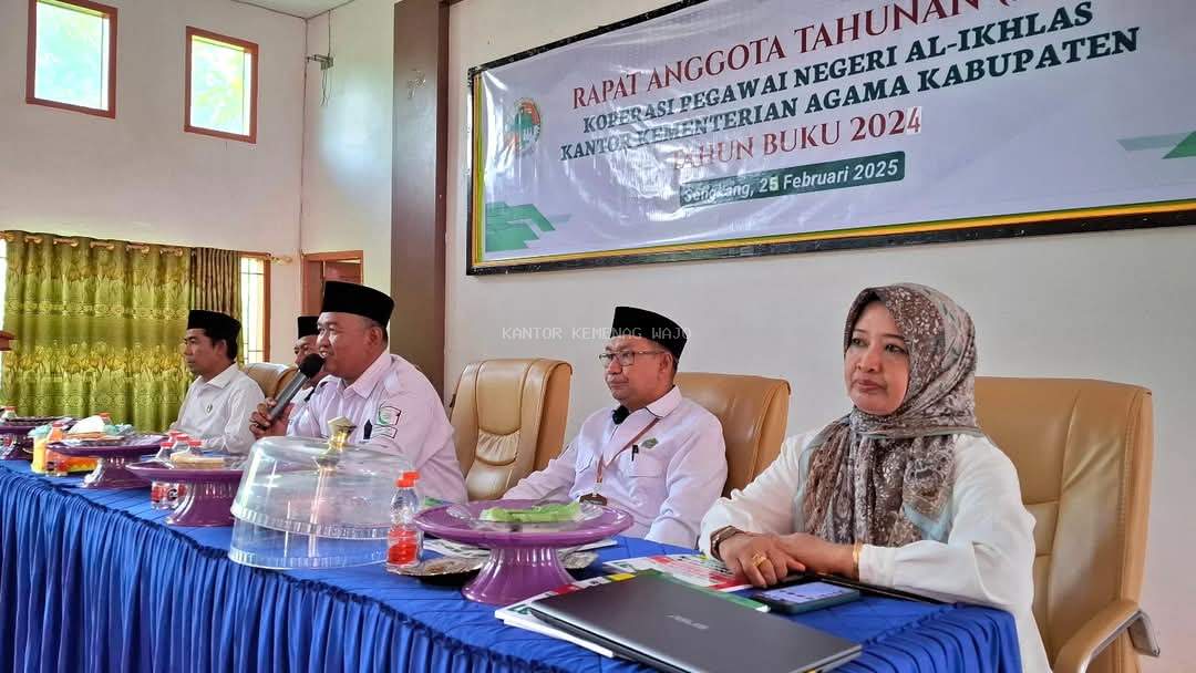 Rapat Anggota Tahunan KPR Al Ikhlas Kemenag Kab. Wajo