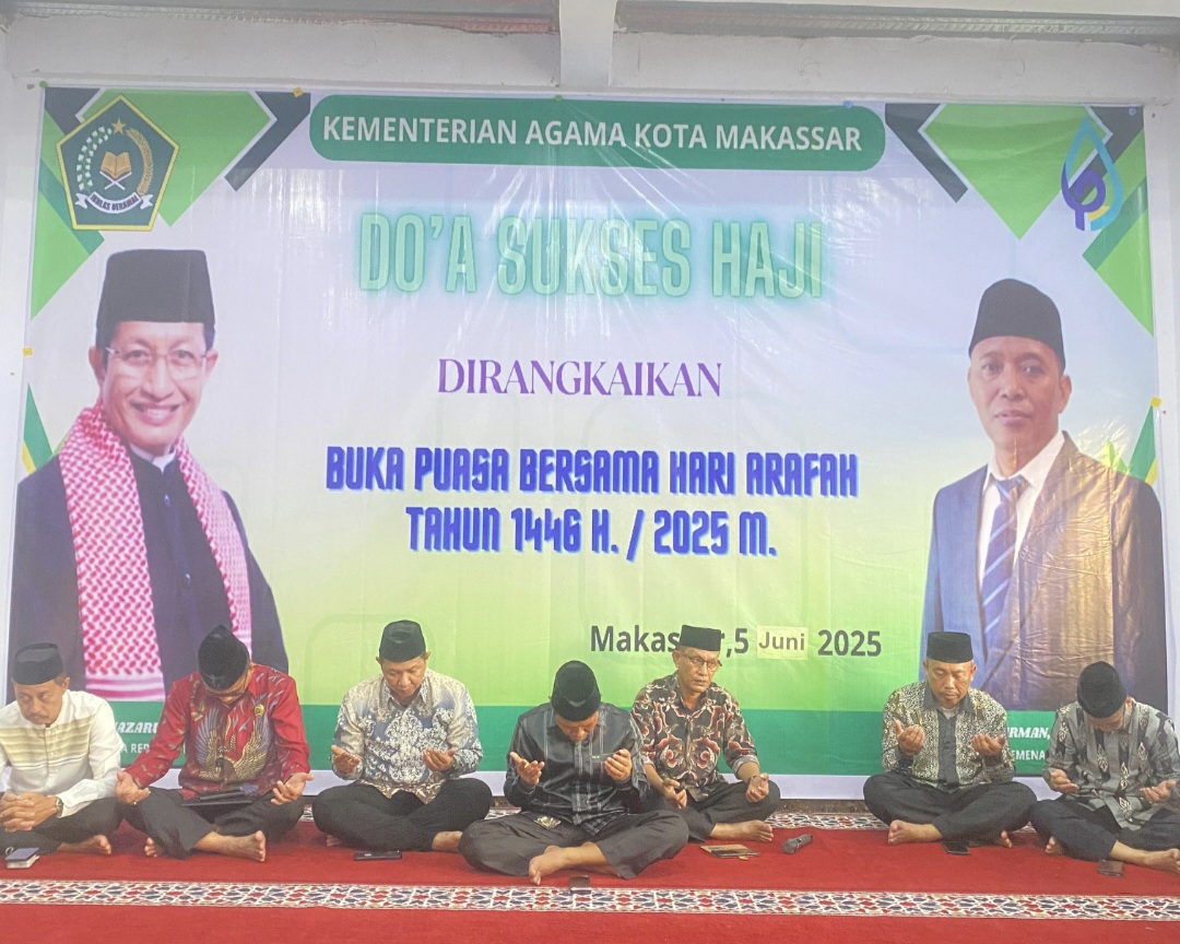 Saat pelaksanaan doa bersama