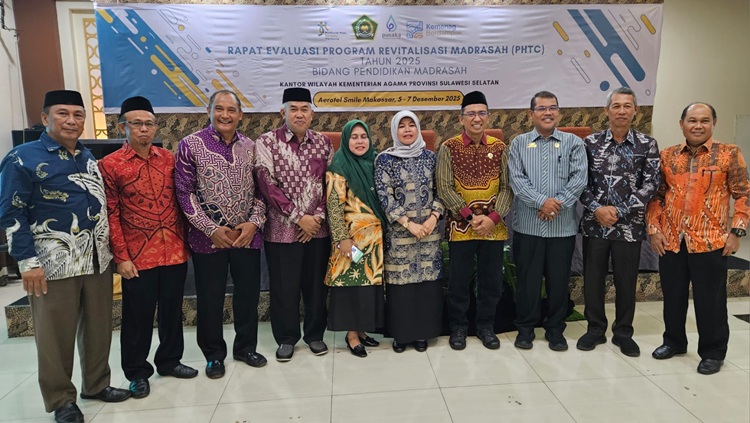 Kemenag Sidrap Hadiri Rapat Evaluasi Program Revitalisasi Madrasah se-Sulsel