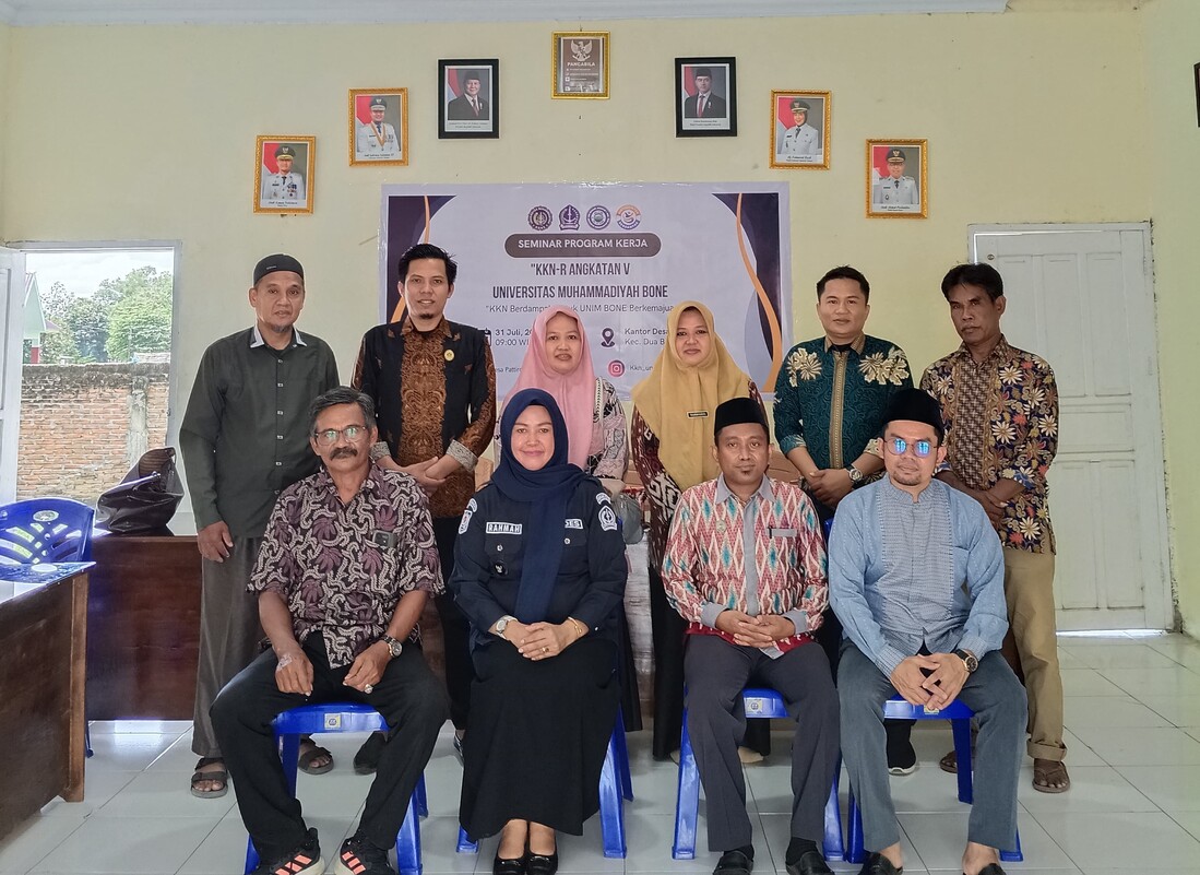 foto bersama kepala desa pattiro (rahmawati)