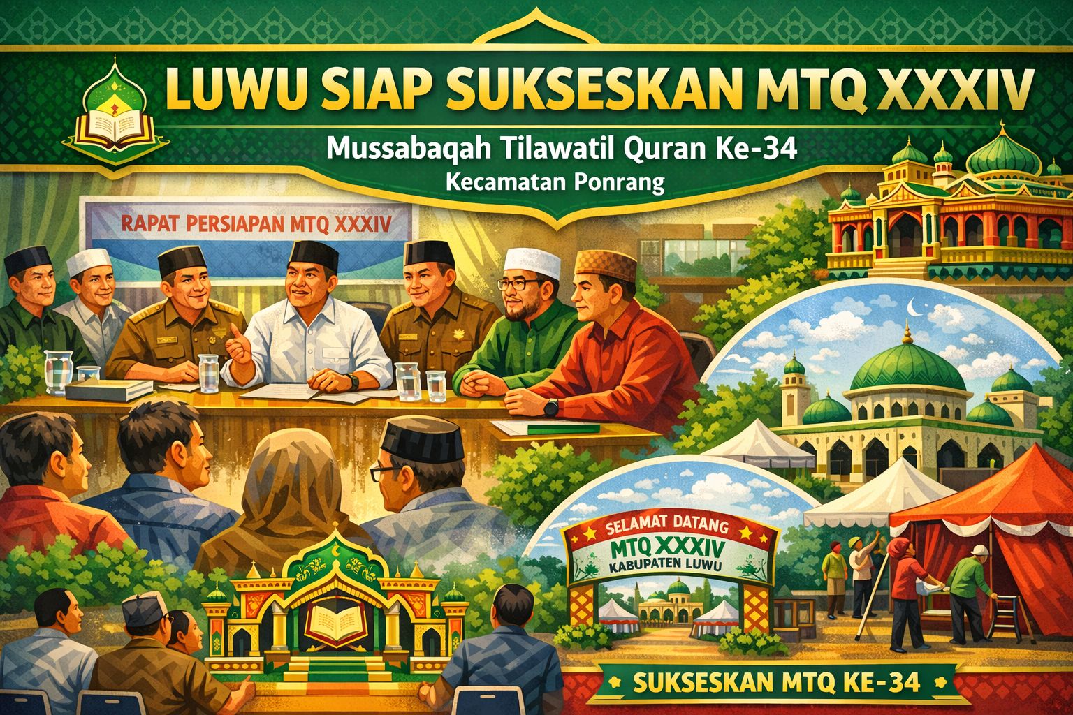 Ilustrasi Rapat Persiapan MTQ