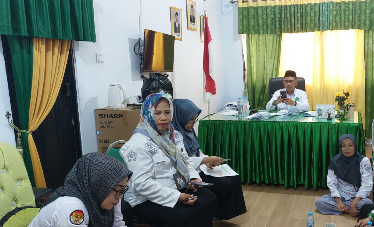 Evaluasi berkas pembayaran TPG dan Tukin bagi Guru serta Tukin bagi Tendik MAN 2 Parepare