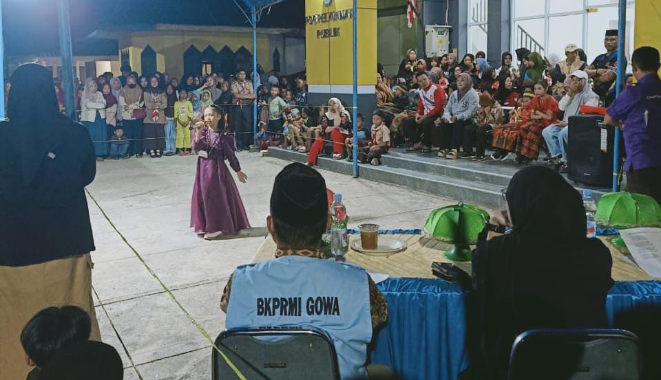Suasana lomba seni di Bungaya
