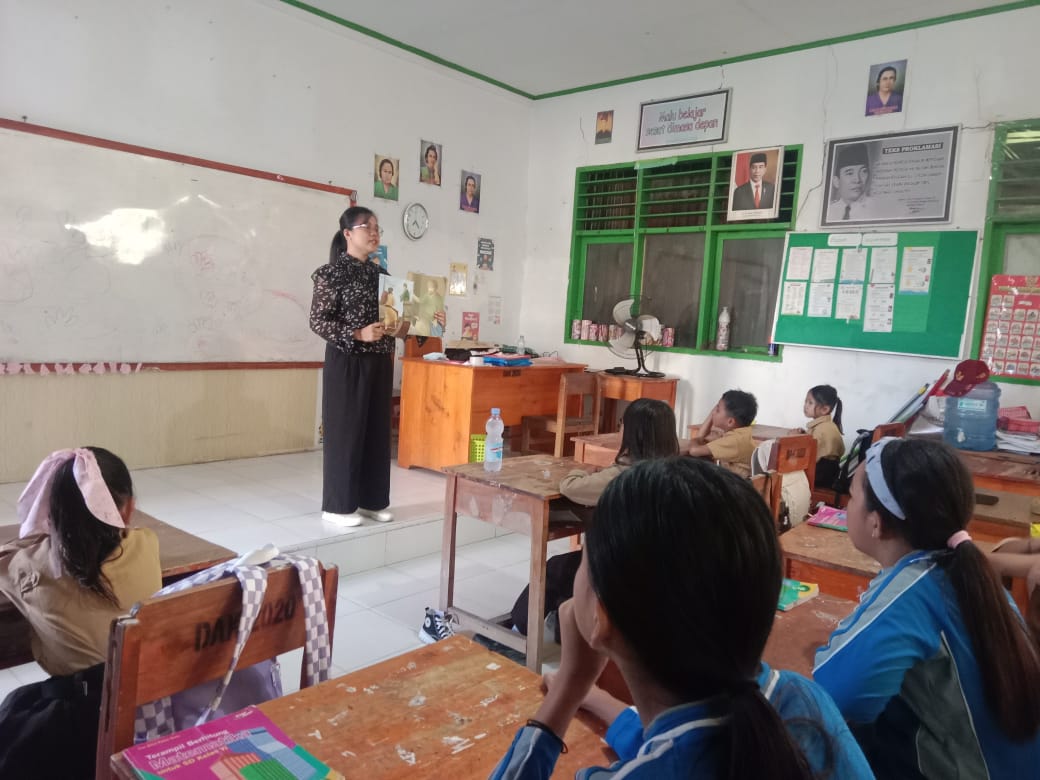 Penyuluhan Agama Kristen di UPT SDN 5 Pinrang: Ajak Siswa Meneladani Ketaatan Nabi Yunus