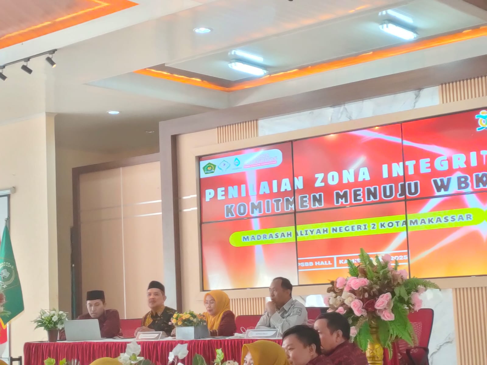 Pemaparan Komitmen menuju WBK 2025 di hadapan Tim Evaluator dari Inspektorat Jenderal (Itjen) Kementerian Agama Republik Indonesia