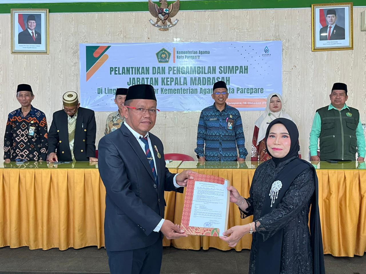 Kakan Kemenag Lantik Darna Daming sebagai Kepala MAN 2 Parepare