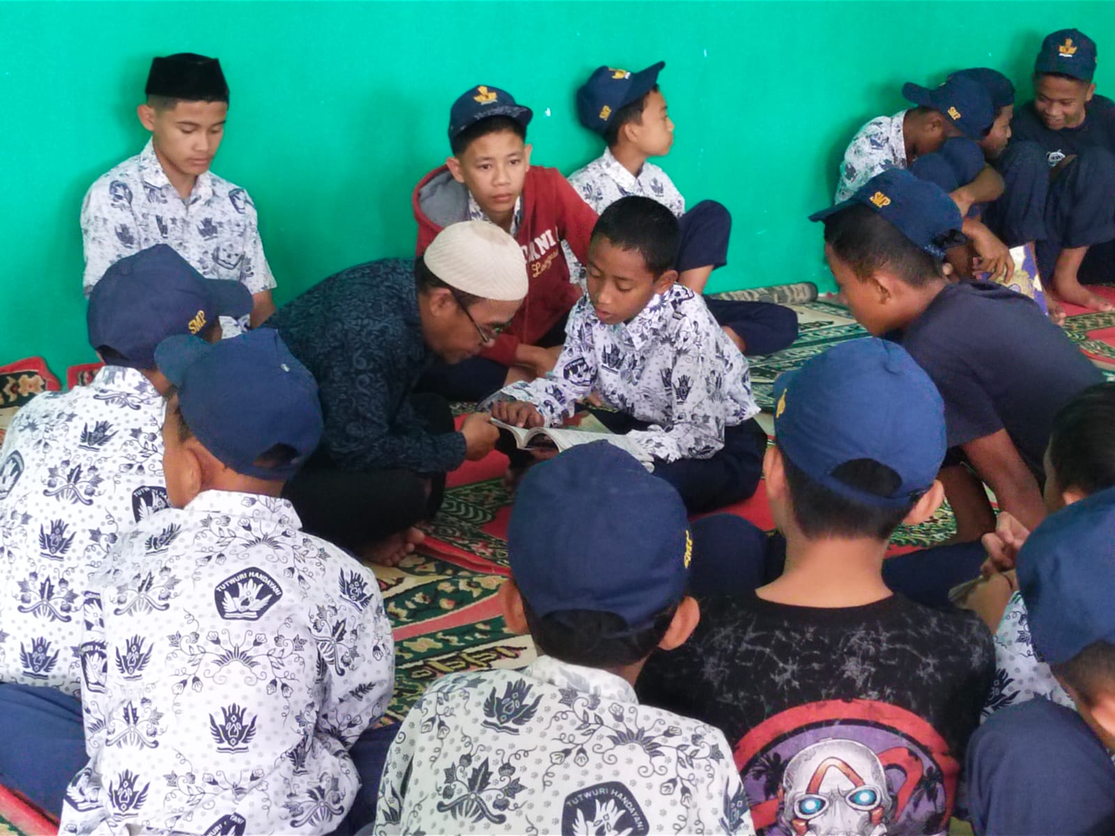 Suasana BRUS di SMPN 1 Parigi