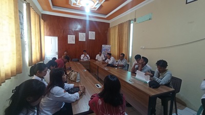 Rapat Evaluasi Bulanan yang di Lakukan Penyelenggara Hindu Kementerian Agama Kab. Sidrap