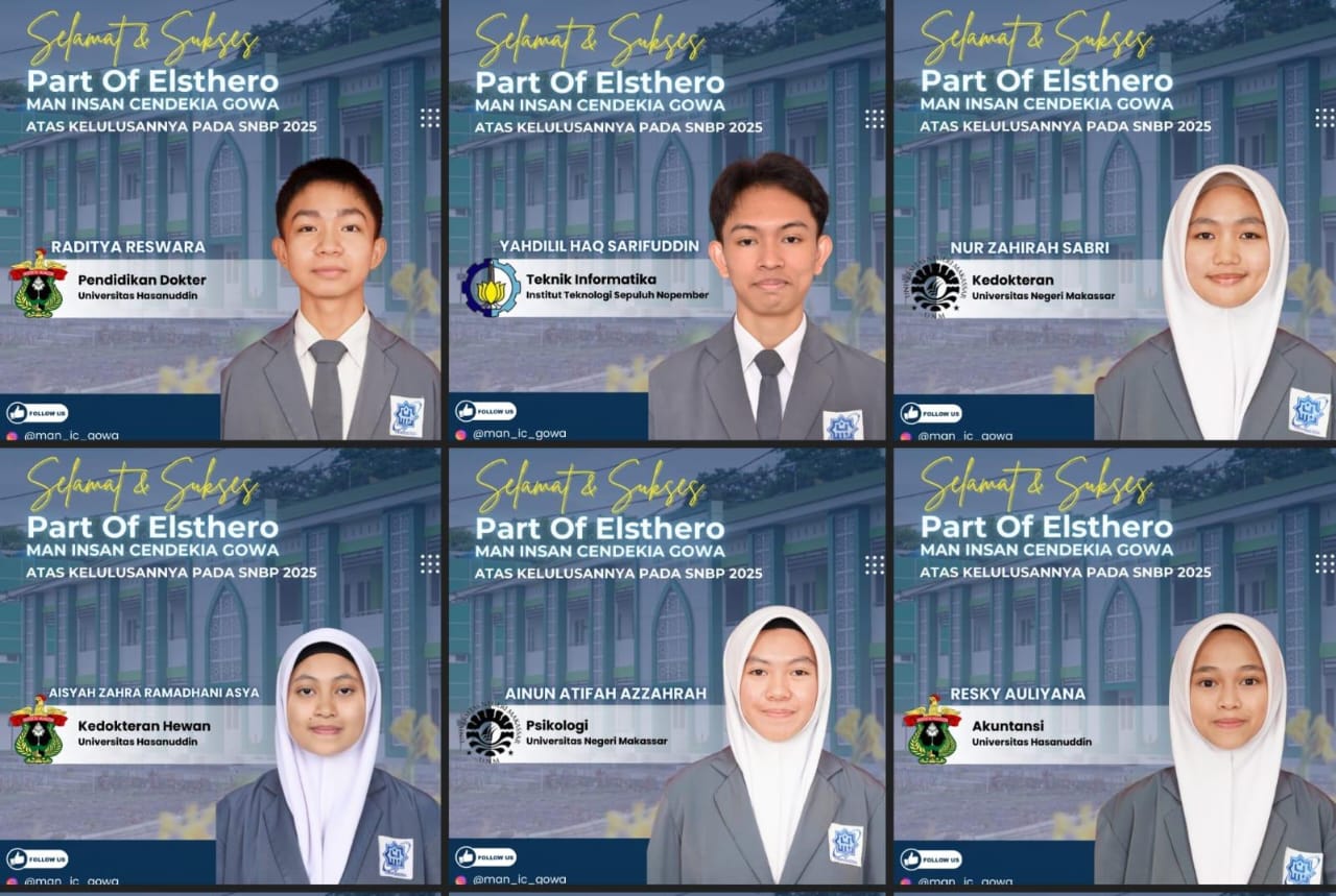 6 dari 9 siswa yang berhasil lolos SNBP