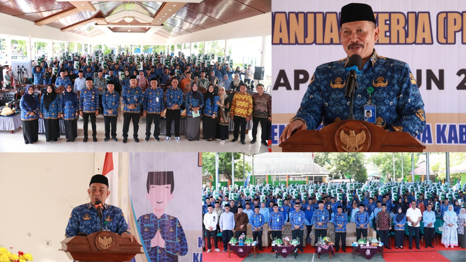 Kakanwil Kemenag Sulsel H. Ali Yafid serahkan SK PPPK di Dua Lokasi