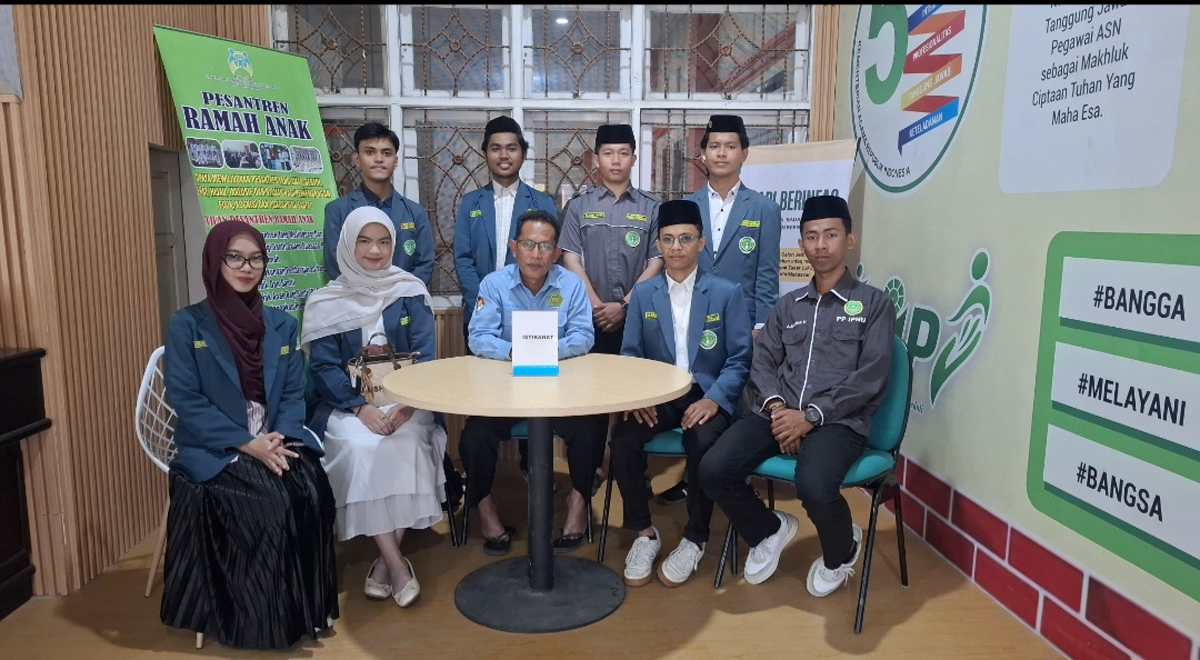 Kasubag TU Kemenag Kota Makassar Terima Audiensi IPNU-IPPNU Terkait Persiapan LATIN dan LATPEL