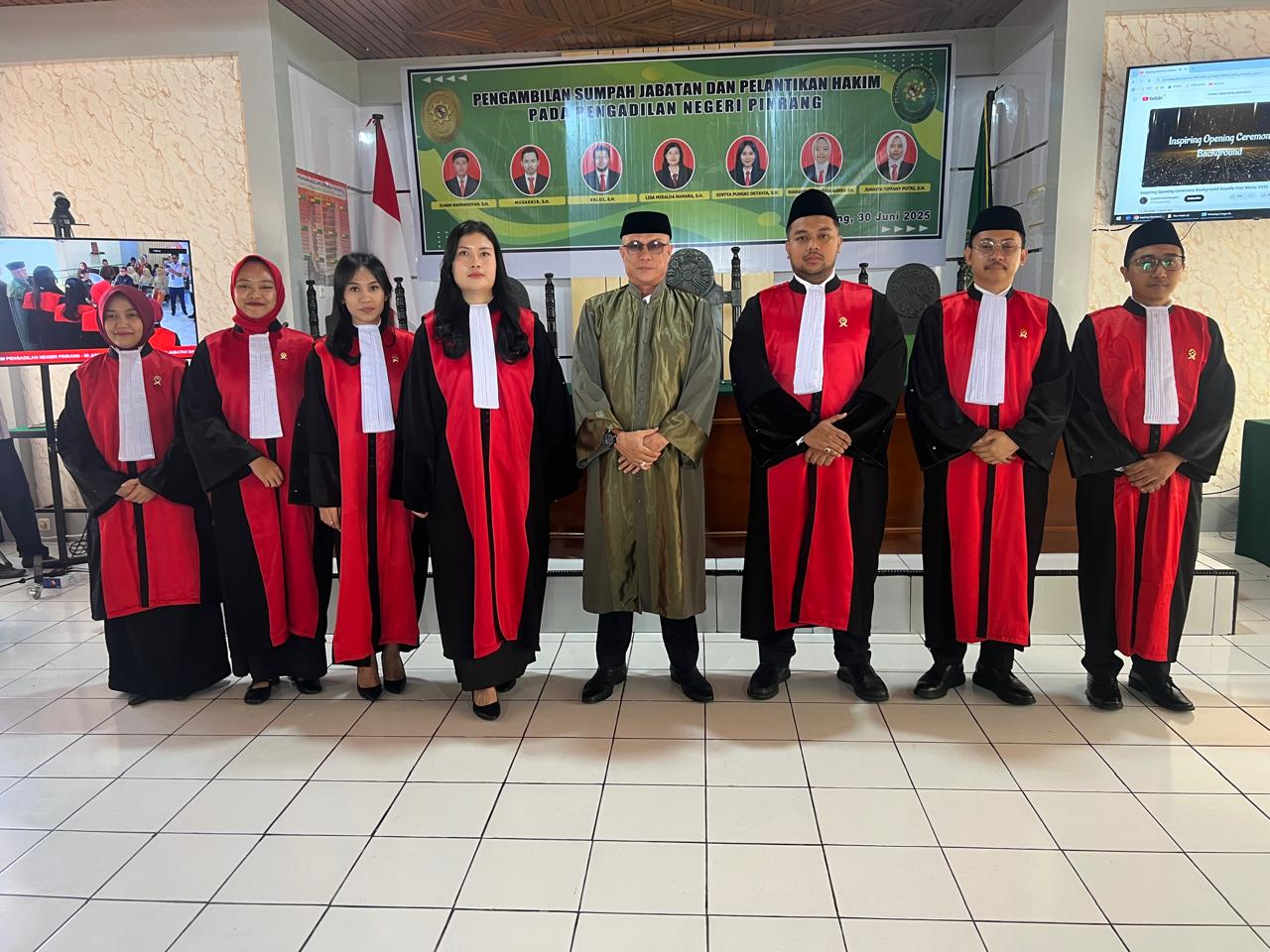 Plt. Kasi Bimas Islam Kemenag Pinrang, H. Imran Achmad Jadi Rohaniwan di Pengadilan Negeri Pinrang