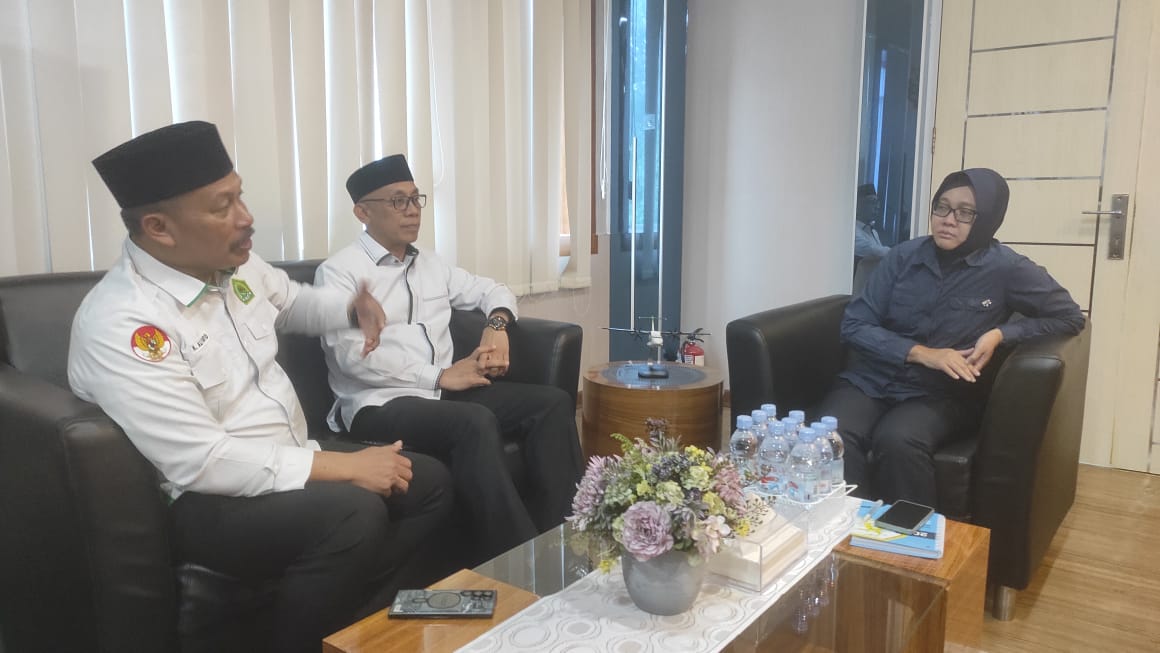 21 Hari Jelang MQKI 2025, Kakanwil Temui Otoritas Bandar Udara Wil V Makassar.