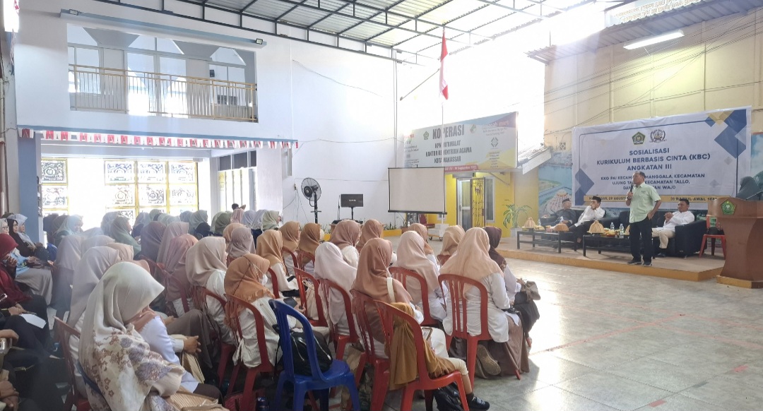 Sosialisasi Kurikulum Berbasis Cinta Angkatan III, Ratusan Guru PAI Antusias Ikuti Penguatan di Kemenag Makassar