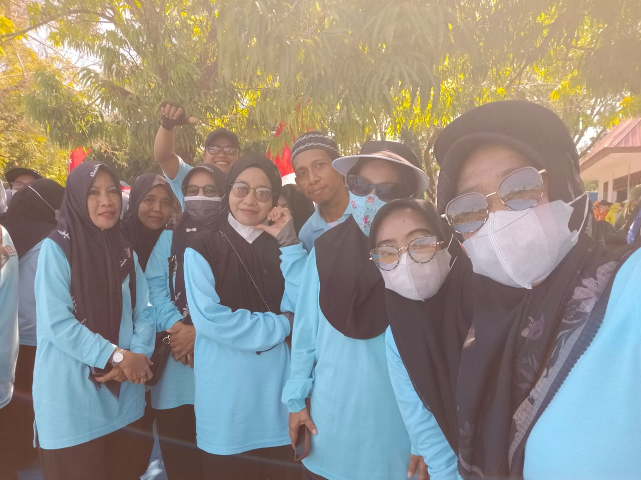 MA Biharul Ulum Ma'arif Suppa Hadiri Pembukaan Porseni dan Devile HUT RI ke-80