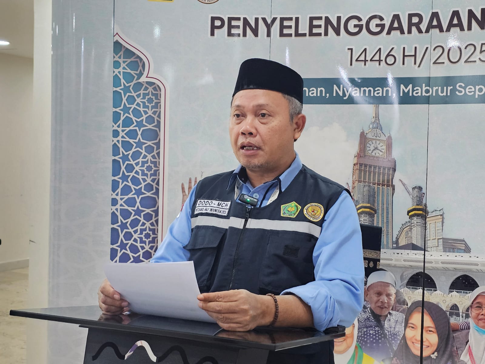 Kasi Media Center Haji (MCH) PPIH Arab Saudi Daker Makkah, Dodo Murtado