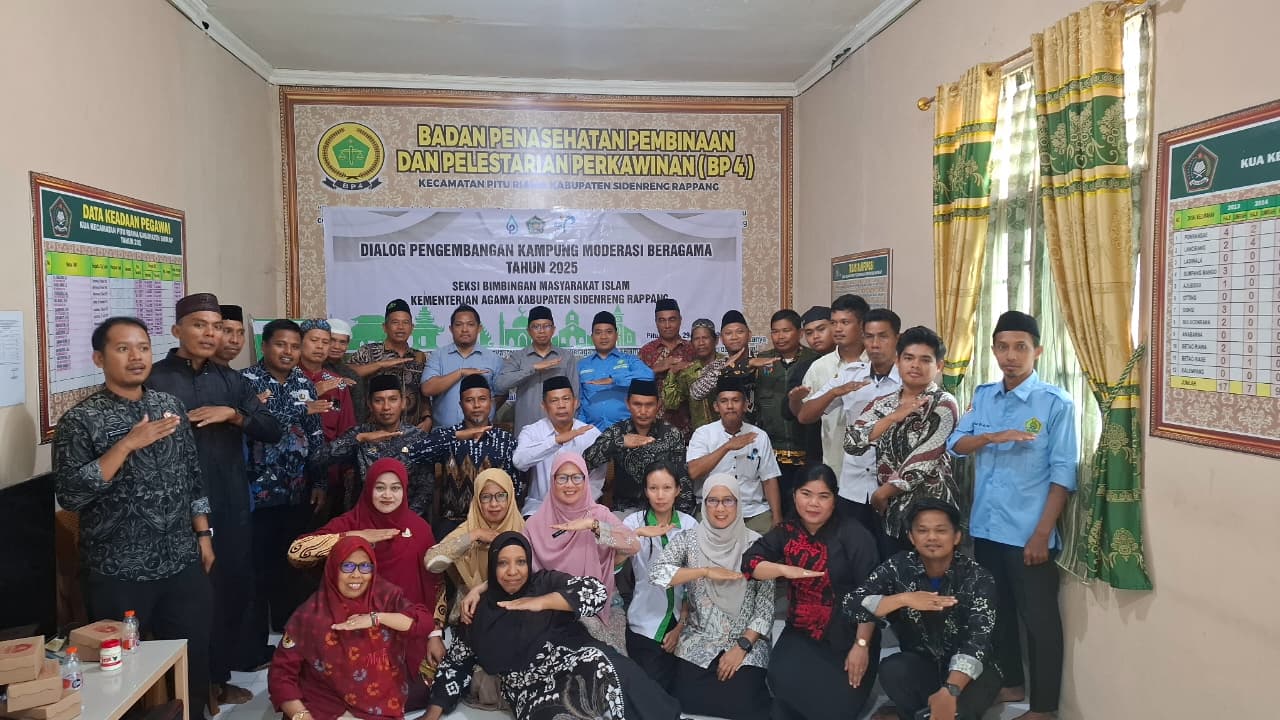 Kemenag Sidrap Gelar Pengembangan Moderasi Beragama.