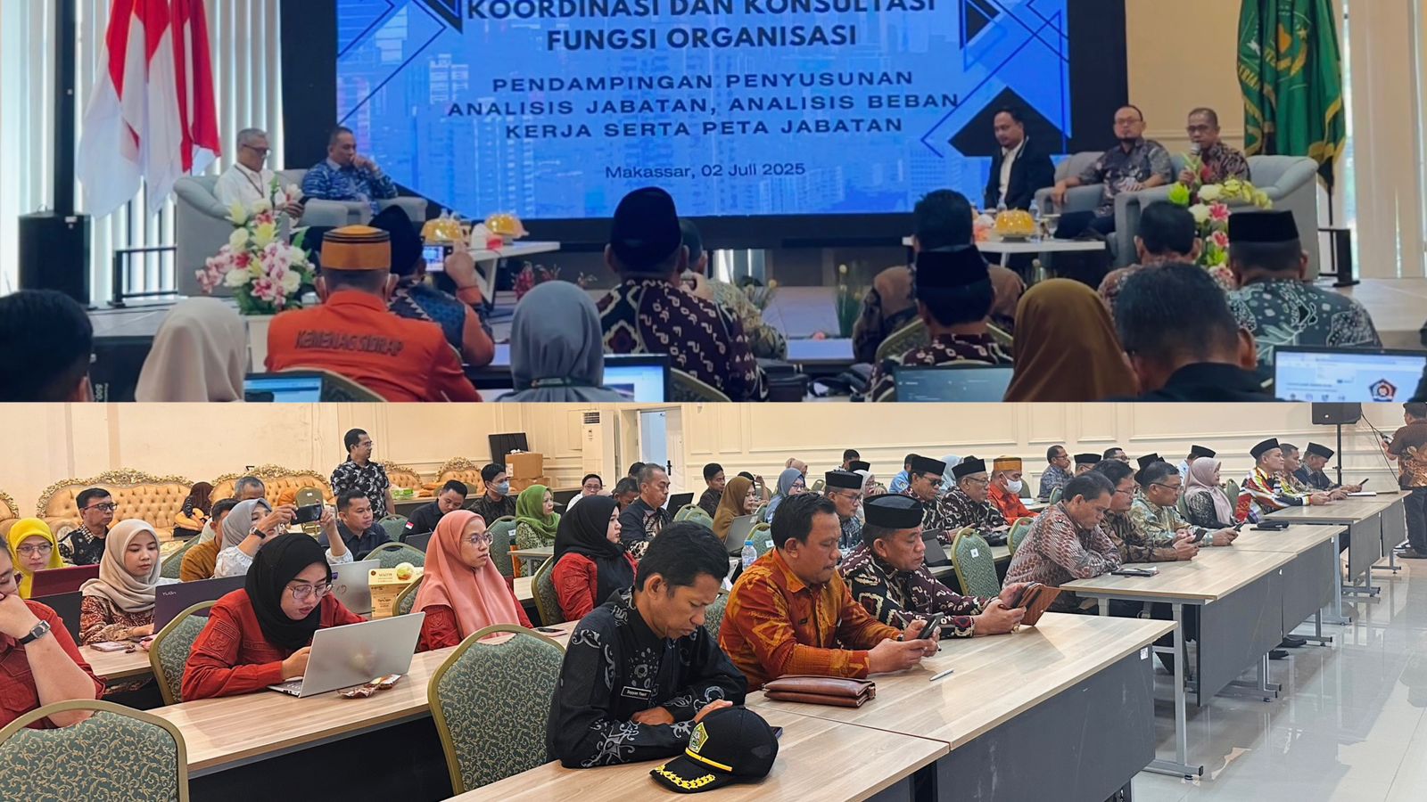 Kemenag Sulsel Gelar Pendampingan Penyusunan Anjab, ABK, dan Peta Jabatan untuk Satker Kabupaten/Kota