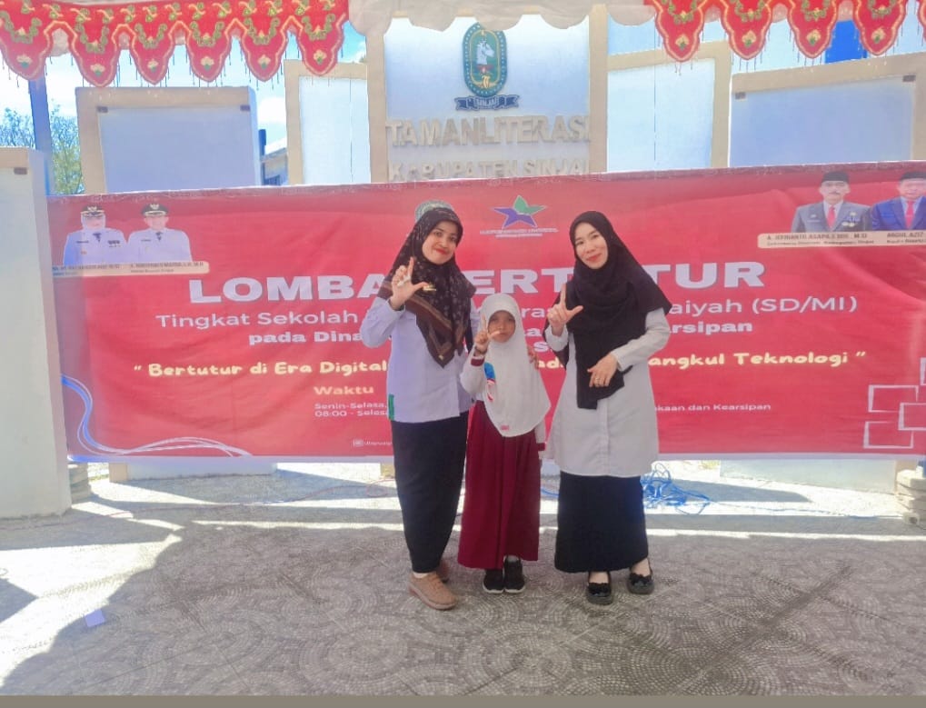 Peserta didik MIS Darul Istiqamah Bongki ikut serta dalam ajang Lomba Bertutur Tingkat SD/MI